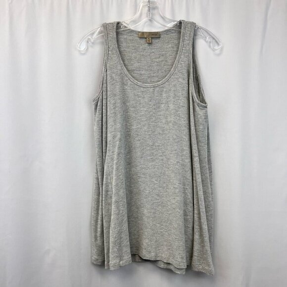 Red23 Tops - Red23 Womens Top Solid Gray Cold Shoulder Scoop Neck Knit Pullover Medium
